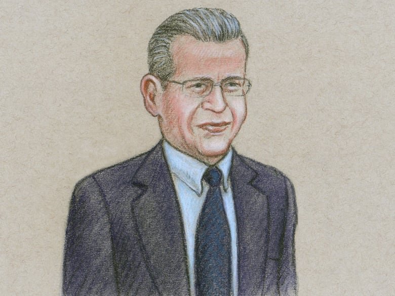 Former doctor, Eleazar Noriega in a court sketch.