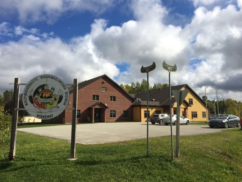 A building with a sign that says Winneway