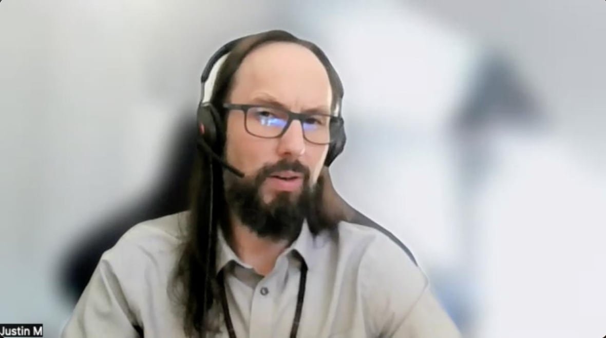 justin-martin Man talking on zoom