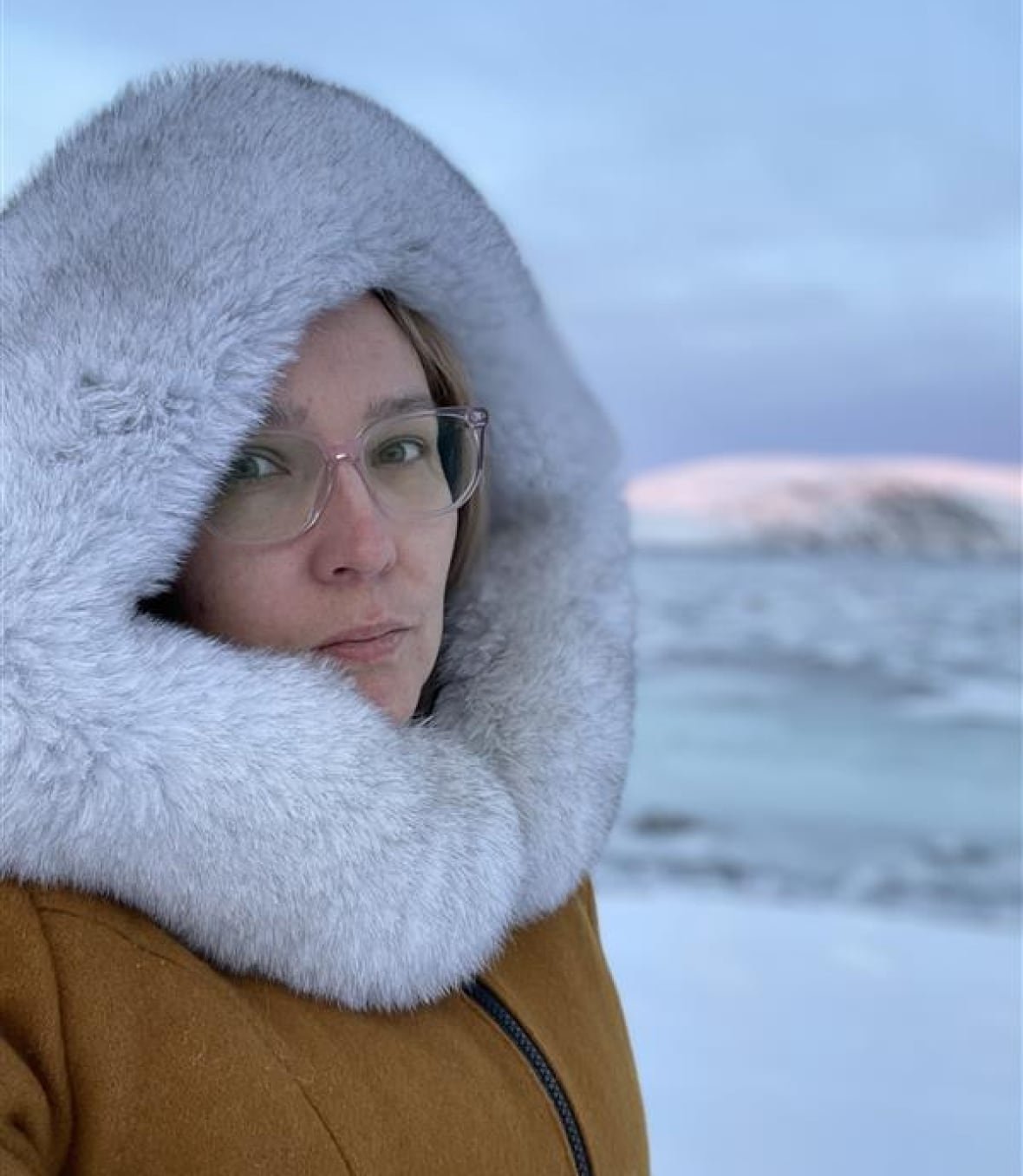 phebe-bentley Phebe Bentley stands on the tundra