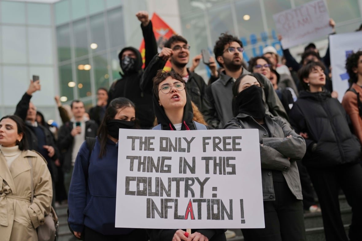 turkish-university-students-protesting Turkish youth protesting in a rally.