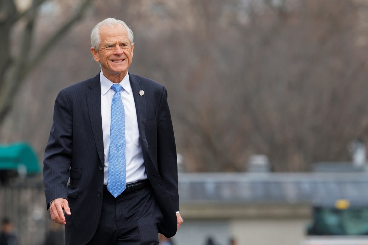 peter-navarro-walking-toward-reporters-outside-the-white-house Peter Navarro walking outside the White House in Washington, D.C.
