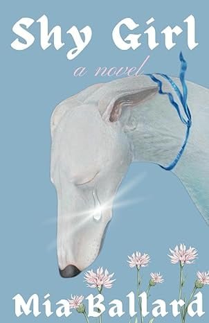 A blue book cover with a large white dog shedding a tear.